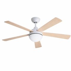 Quạt trần đèn thiết kế 5 cánh gỗ tối giản, hiện đại QT-239