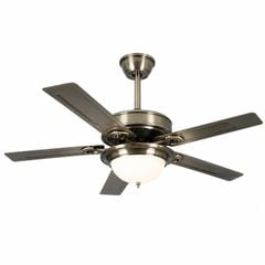Quạt trần đèn thiết kế 5 cánh kim loại tối giản, hiện đại QT-240