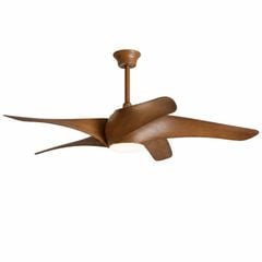 Quạt trần đèn thiết kế 5 cánh nhựa tối giản, hiện đại QT-249