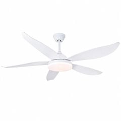 Quạt trần đèn thiết kế 5 cánh nhựa tối giản, hiện đại QT-254