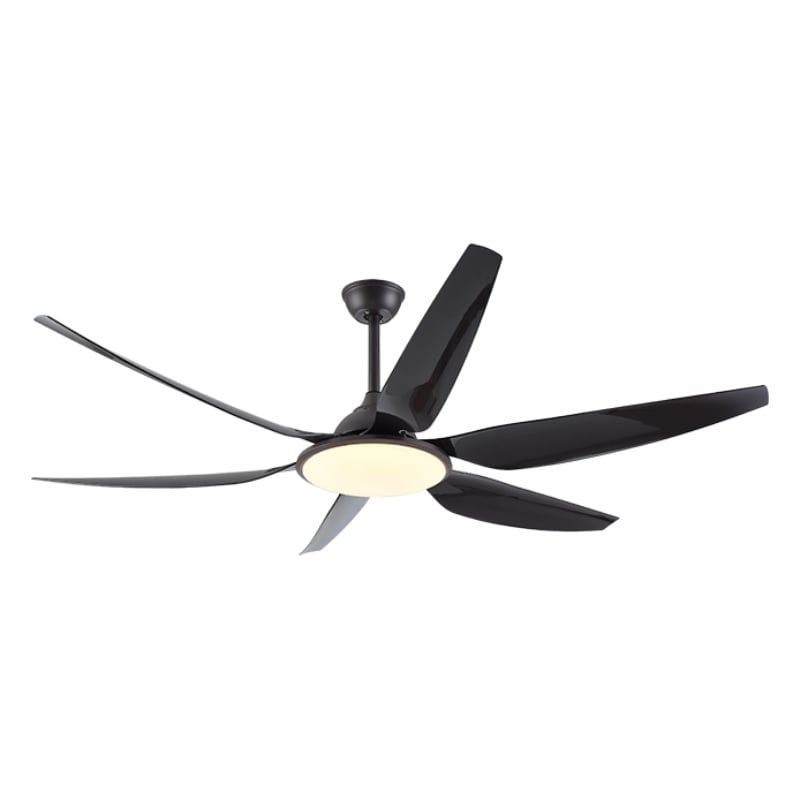 Quạt trần đèn thiết kế cánh lớn, phong cách Bắc Âu QT-43