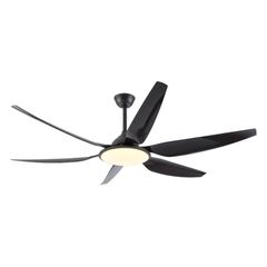 Quạt trần đèn thiết kế cánh lớn, phong cách Bắc Âu QT-43