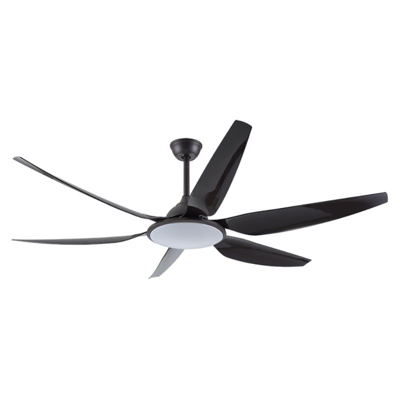 Quạt trần đèn thiết kế cánh lớn, phong cách Bắc Âu QT-43