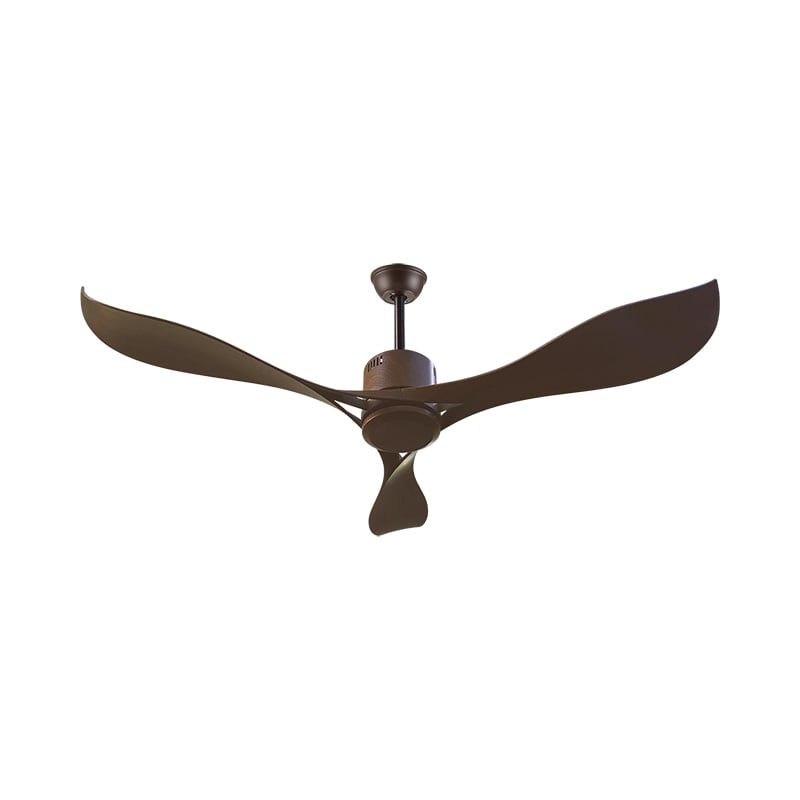 Quạt trần thiết kế 3 cánh dáng uốn lượn nghệ thuật QT-36