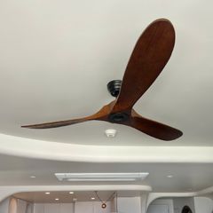 Quạt trần thiết kế 3 cánh gỗ tối giản, hiện đại QT-103