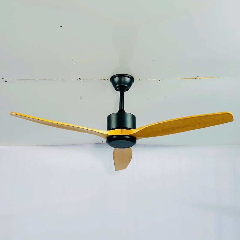 Quạt trần thiết kế 3 cánh gỗ tối giản, hiện đại QT-93