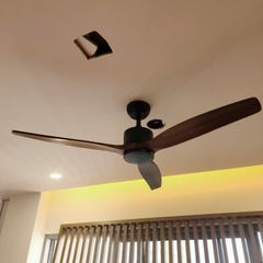 Quạt trần thiết kế 3 cánh gỗ tối giản, hiện đại QT-93