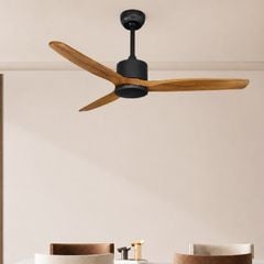Quạt trần thiết kế 3 cánh gỗ tối giản, hiện đại QT-93