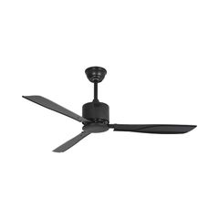 Quạt trần thiết kế 3 cánh màu đen tối giản, hiện đại QT-111
