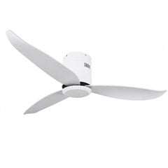 Quạt trần thiết kế 3 cánh nhựa màu trắng tối giản, hiện đại QT-287