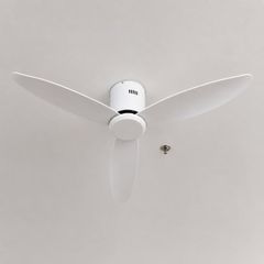 Quạt trần thiết kế 3 cánh nhựa màu trắng tối giản, hiện đại QT-287