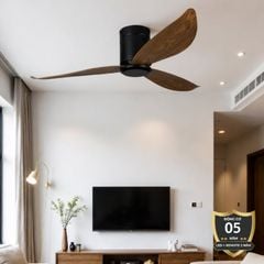 Quạt trần thiết kế 3 cánh nhựa tối giản, hiện đại QT-288