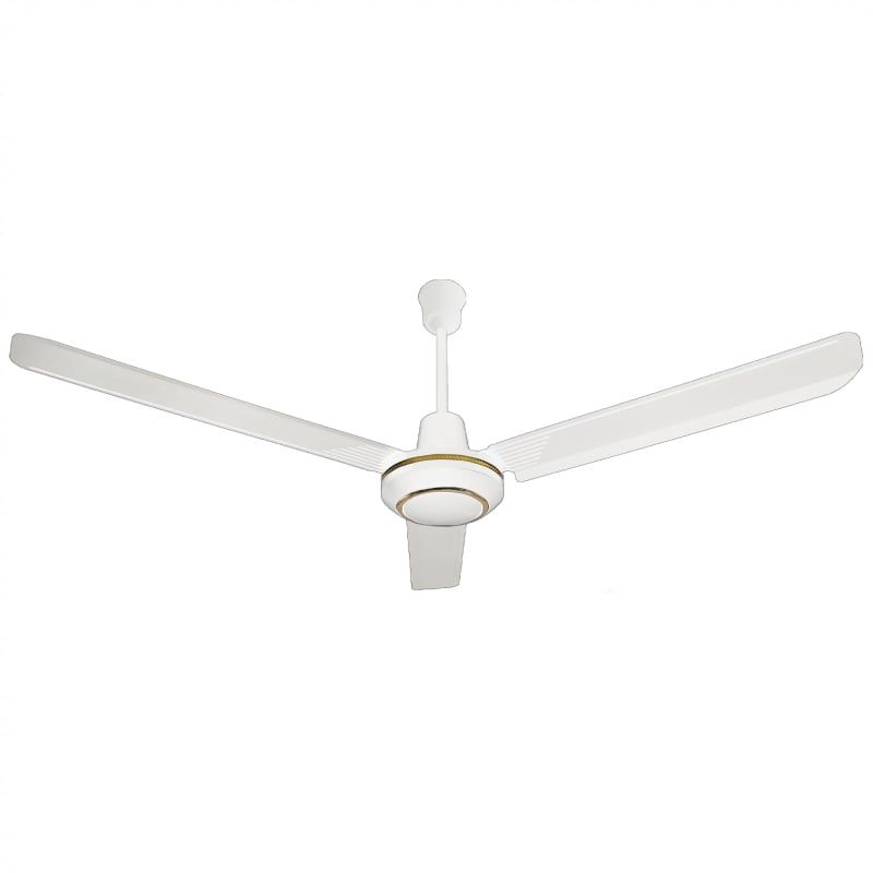 Quạt trần thiết kế 3 cánh sắt phối viền gold QT-56