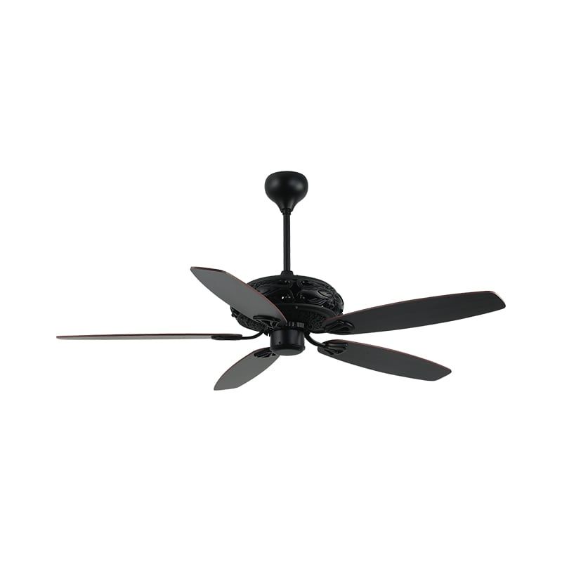 Quạt trần thiết kế 5 cánh gỗ cao cấp cho không gian hiện đại QT-34
