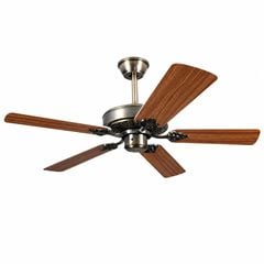 Quạt trần thiết kế 5 cánh gỗ phong cách cổ điển QT-233