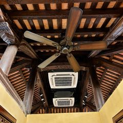 Quạt trần thiết kế 5 cánh gỗ phong cách cổ điển QT-234