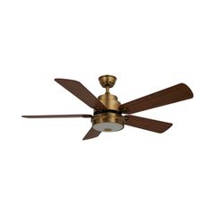 Quạt trần thiết kế 5 cánh hiện đại, tích hợp đèn LED cao cấp QT-33