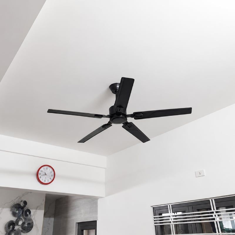 Quạt trần thiết kế 5 cánh kim loại tối giản, hiện đại QT-241