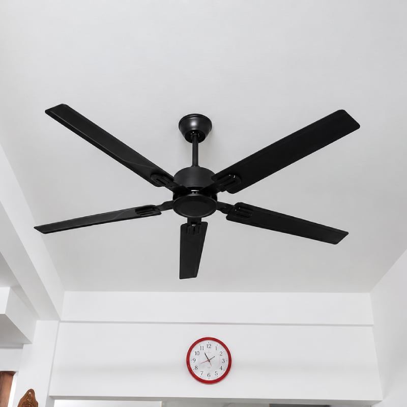 Quạt trần thiết kế 5 cánh kim loại tối giản, hiện đại QT-241