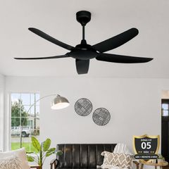 Quạt trần thiết kế 5 cánh nhựa, phong cách tối giản QT-71