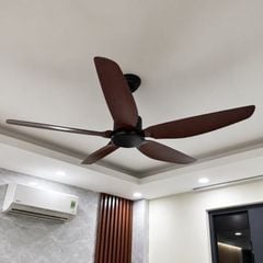 Quạt trần thiết kế 5 cánh nhựa tối giản, hiện đại QT-268