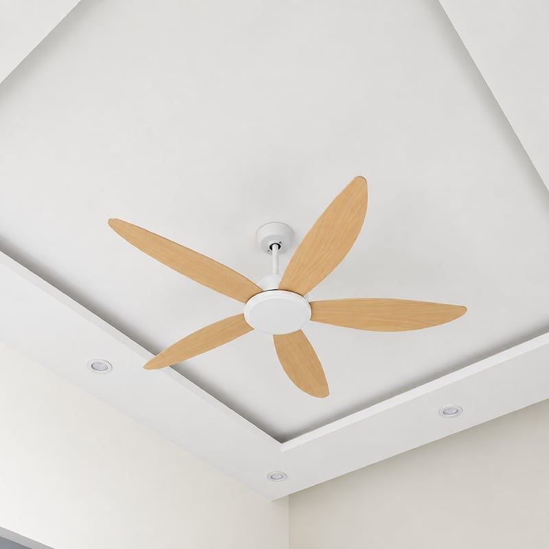Quạt trần thiết kế 5 cánh nhựa tối giản, hiện đại QT-274