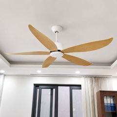 Quạt trần thiết kế 5 cánh nhựa tối giản, hiện đại QT-274