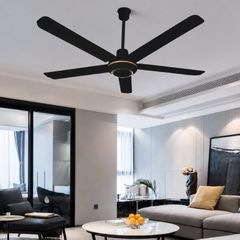 Quạt trần thiết kế 5 cánh sắt, phong cách hiện đại QT-55