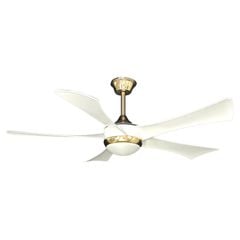 Quạt trần thiết kế 5 cánh trắng, phong cách hiện đại QT-75