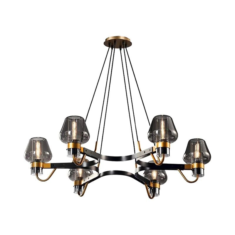Đèn thả phòng khách, phong cách Bắc Âu thủy tinh nghệ thuật TDC-223