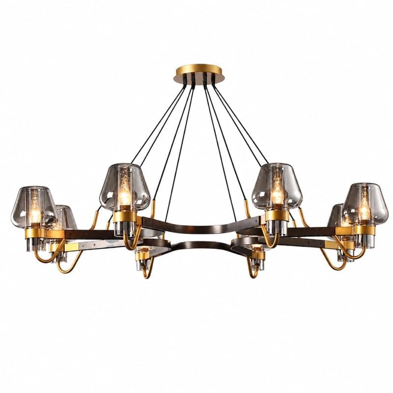 Đèn thả phòng khách, phong cách Bắc Âu thủy tinh nghệ thuật TDC-223