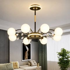 Đèn that hiện đại - thiết kế kiểu tròn, chao thủy tinh đục nghệ thuật DT-26