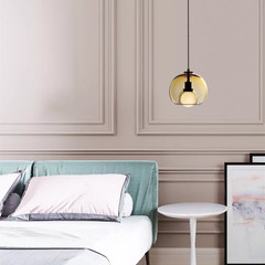 Đèn thả Decor - Thủy tinh màu trà TDC-2286