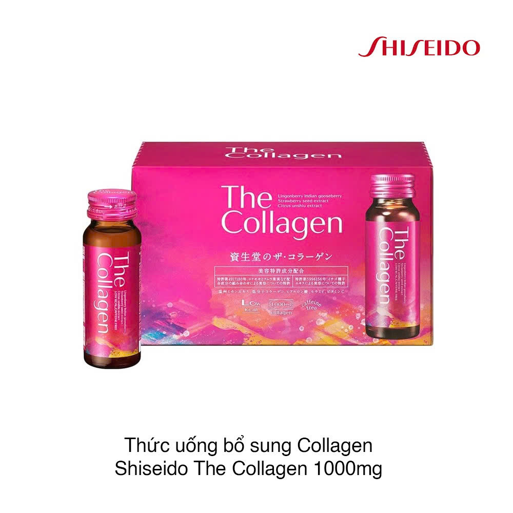 Thức uống bổ sung Collagen Shiseido The Collagen 1000mg (50ml x 10 chai)