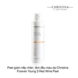 Peel giảm nếp nhăn, làm đều màu da chiết xuất từ rượu vang đỏ Christina Forever Young 3 Red Wine Peel 150ml