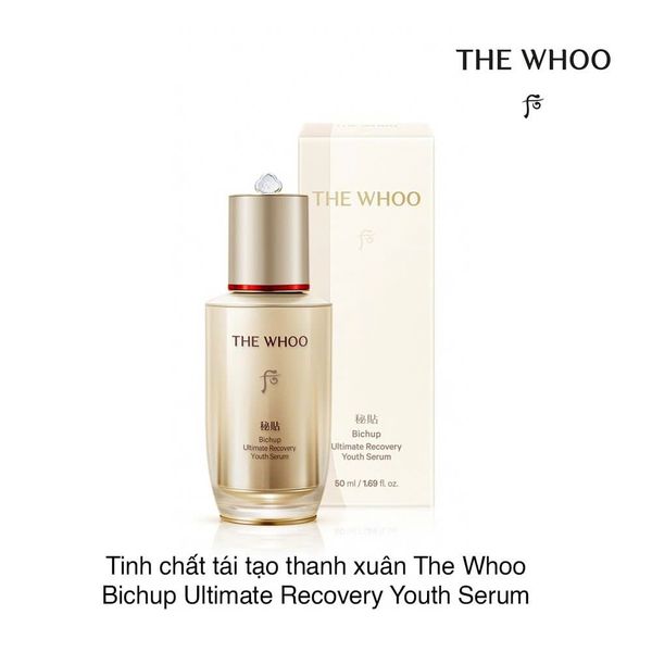 Tinh chất tái tạo thanh xuân The Whoo Bichup Ultimate Recovery Youth Serum 50ml