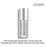 Kem dưỡng làm giảm quầng thâm, cấp ẩm, trẻ hóa vùng mắt Physiodermie Chrono Repair Ultra Intensive Eye Cream 30ml