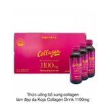 Thức uống bổ sung collagen làm đẹp da Koja Collagen Drink 1100mg (100ml x 10 chai)