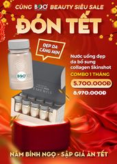 COMBO 1 Tháng | Nước Uống Đẹp Da Bổ Sung Collagen SkinShot