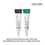 Set kem dưỡng trắng da, giảm thâm nám CELLBN Blemish Spot Cream + Black Spot Patch (30ml x 2)