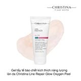 Gel tẩy tế bào chết kích thích năng lượng làn da Christina Line Repair Glow Oxygen Peel 60ml