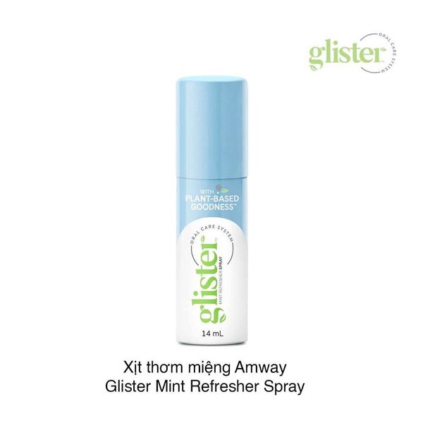 Xịt thơm miệng Amway Glister Mint Refresher Spray 14ml