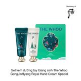 Set kem dưỡng tay Giáng sinh The Whoo GongJinHyang Royal Hand Cream Special Set (60ml x 2)