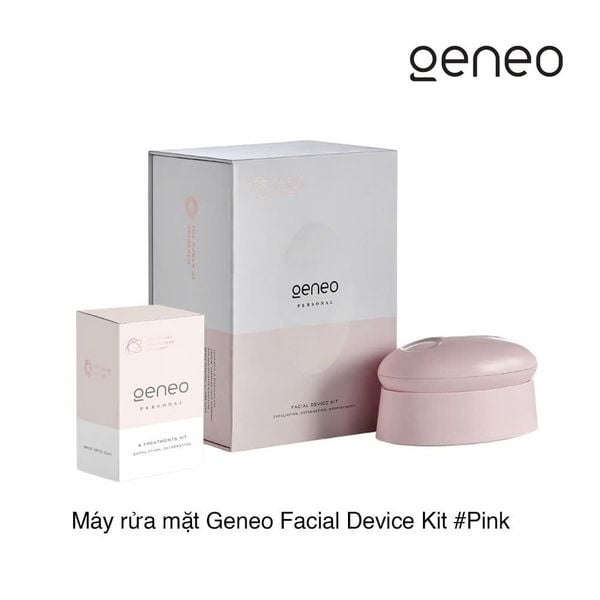 Máy rửa mặt Geneo Facial Device Kit #Pink