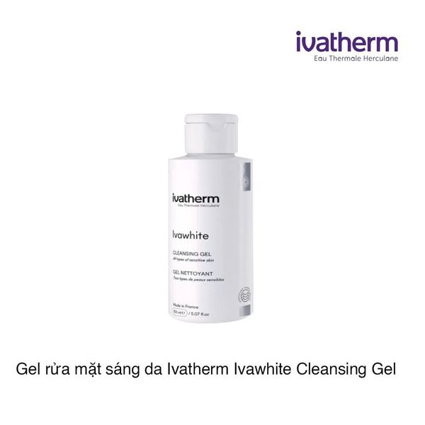 Gel rửa mặt sáng da Ivatherm Ivawhite Cleansing Gel 150ml