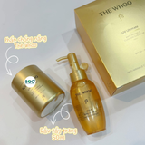 Bộ Phấn chống nắng + Dầu tẩy trang The Whoo UV Ultimate Anti-Wrinkle Cushion Sun Balm Special Set SPF50 (13g + 50ml)