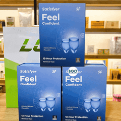 Cốc nguyệt san Satisfyer Feel Confident Menstrual Cups (20ml + 15ml)