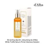 Xịt dưỡng cấp ẩm, căng bóng da d'Alba White Truffle Serum Prime Intensive Solution 100ml