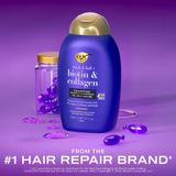 Dầu gội và xả kích thích mọc tóc OGX Thick, Full Biotin and Collagen