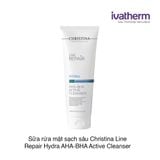 Sữa rửa mặt sạch sâu Christina Line Repair Hydra AHA-BHA Active Cleanser 250ml